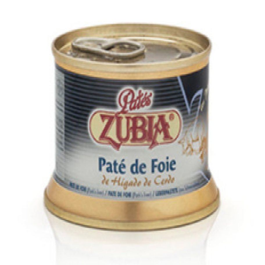 Paté de Foie de Cerdo ZUBIA - Lata 130 grs.